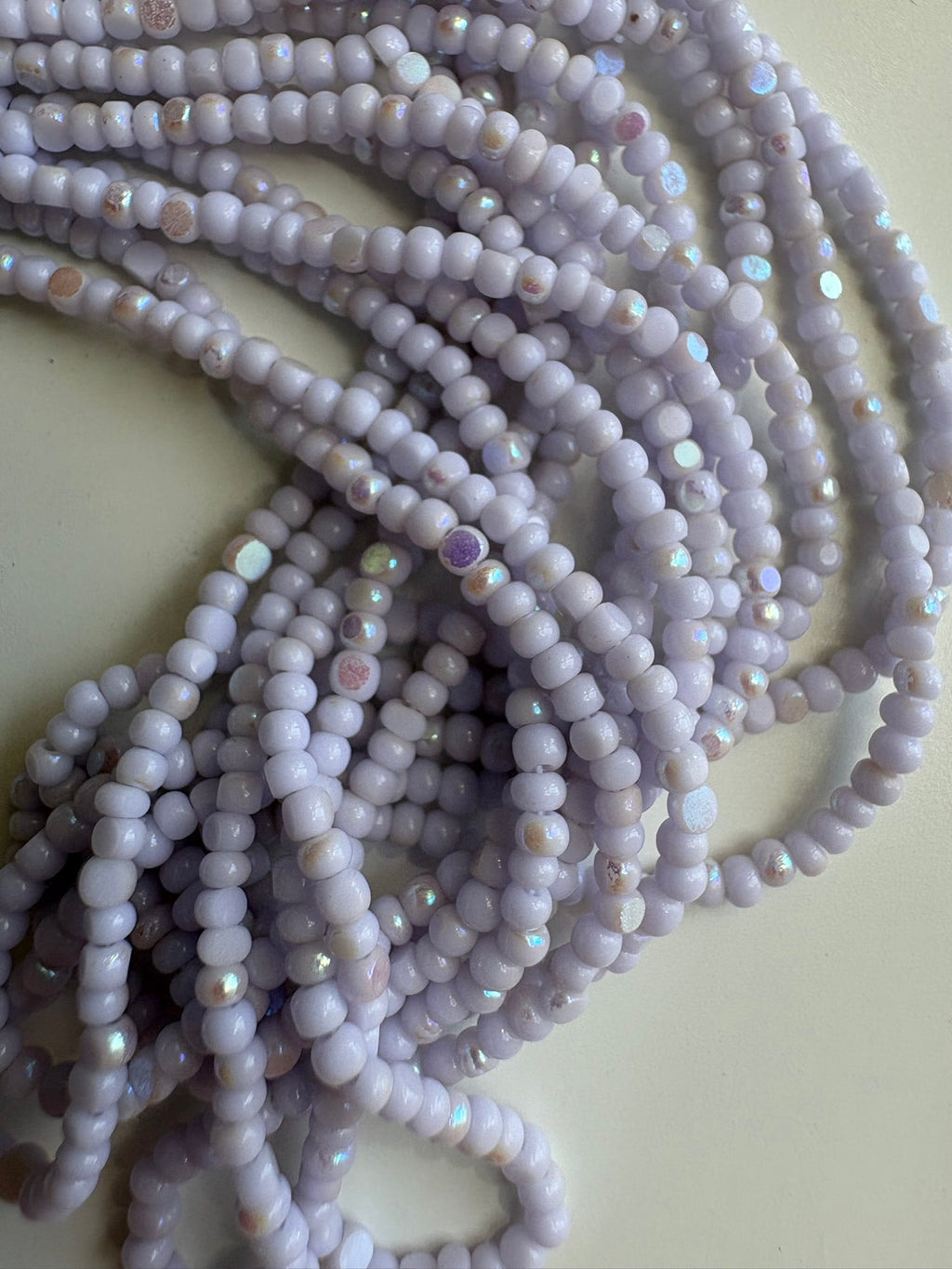 Lavender - Fancy Finish Double True Cut Beads 11/0 Hank