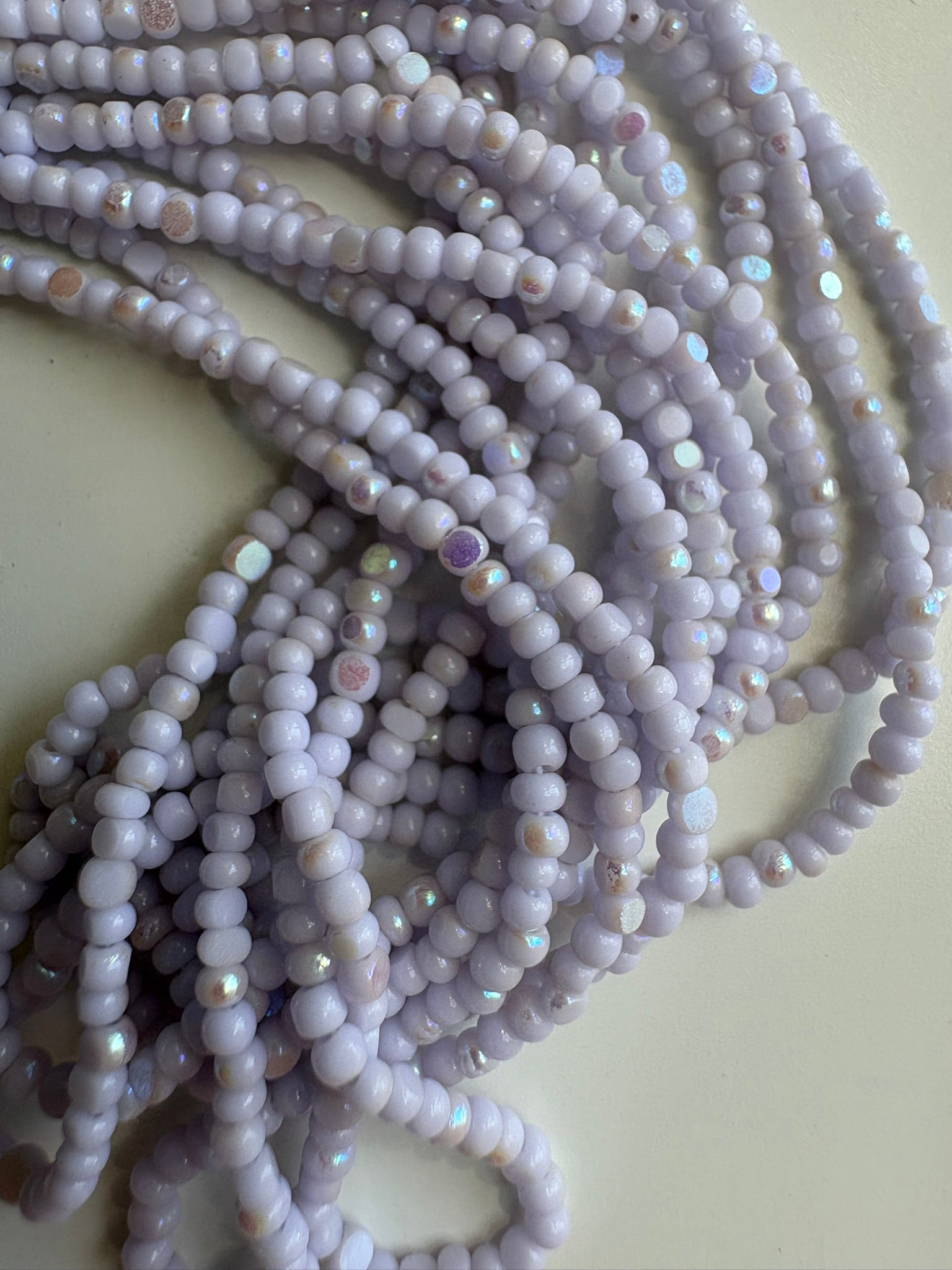 Lavender - Fancy Finish Double True Cut Beads 11/0 Hank