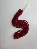 White Heart - Fancy Finish Sheen Beads 11/0 Hank