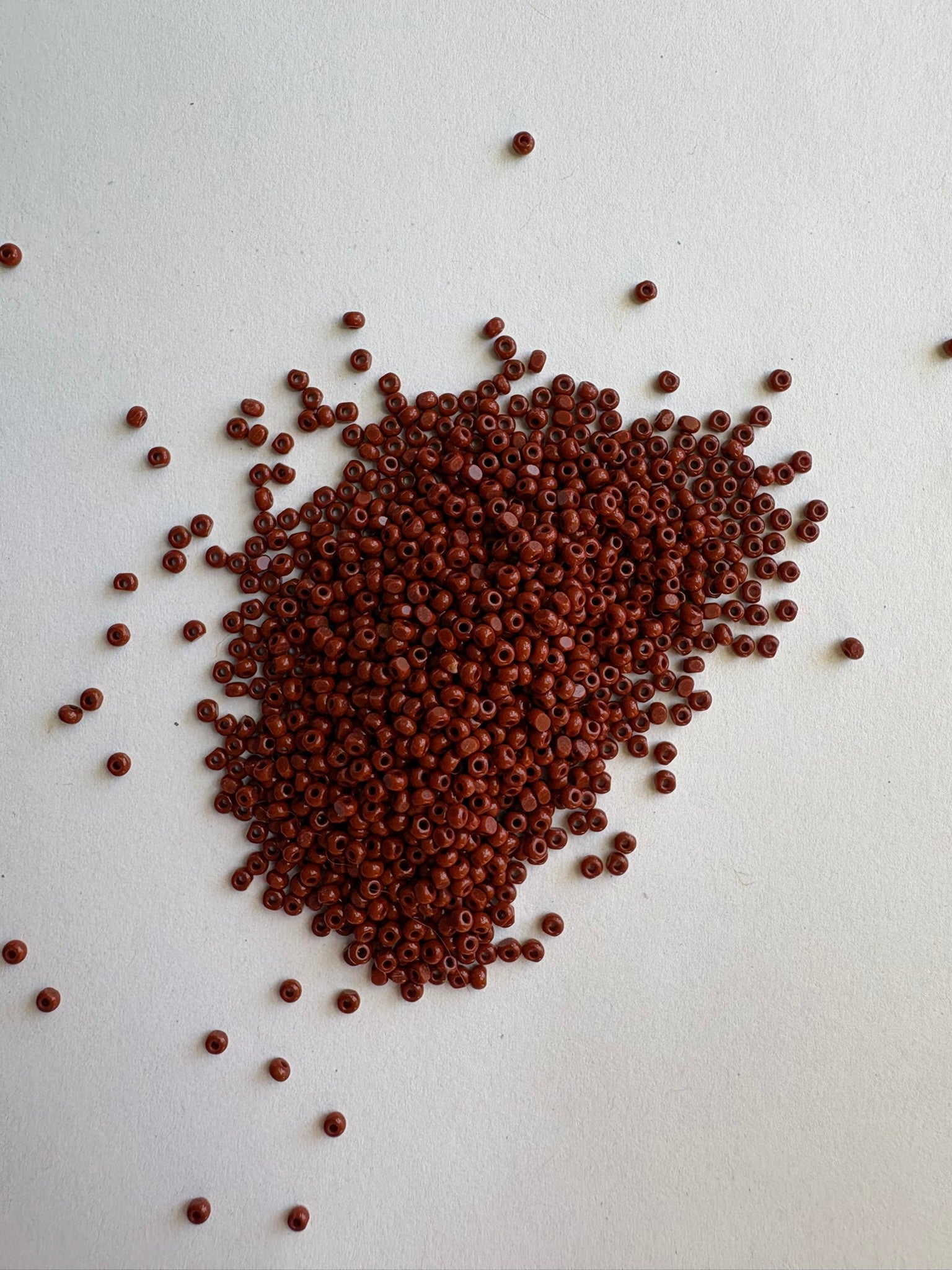 Ochre - Opaque Sheen  Beads 11/0 Loose