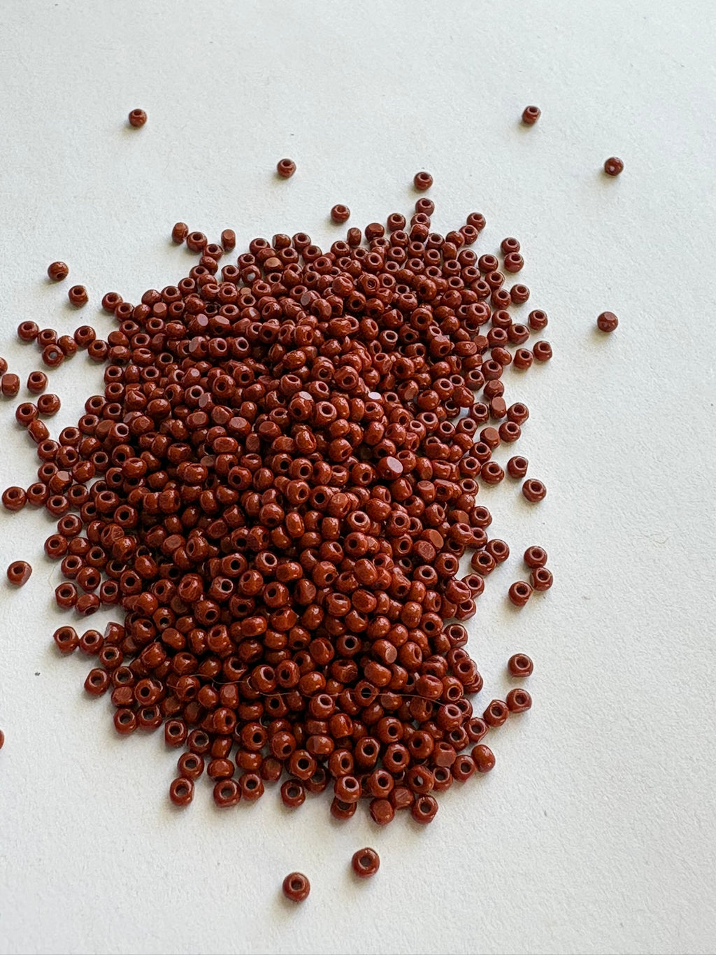 Ochre - Opaque Sheen  Beads 11/0 Loose