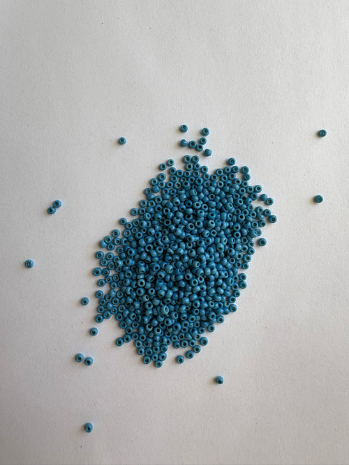 Antique Italian Seed Beads - 10/0 Turquoise