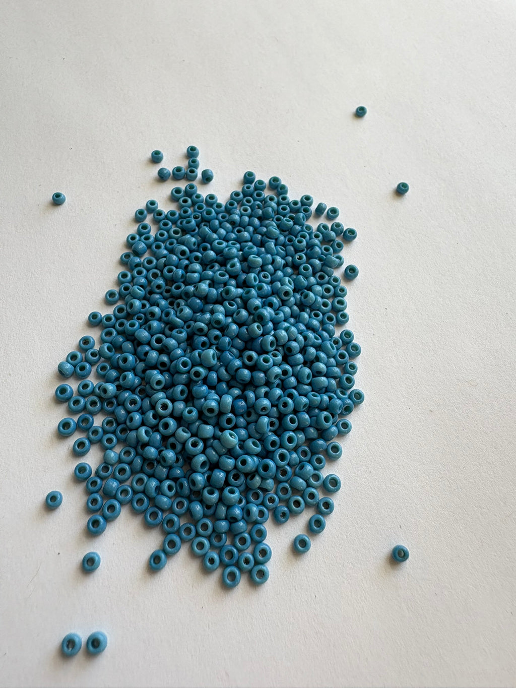 Antique Italian Seed Beads - 10/0 Turquoise