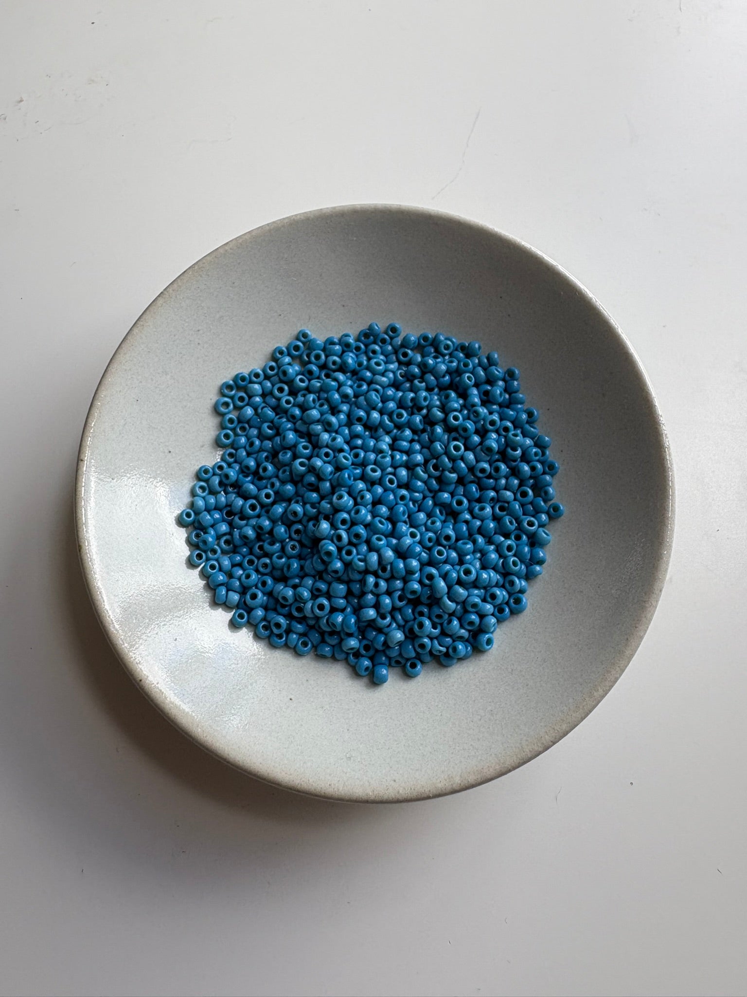 Antique Italian Seed Beads - 10/0 Turquoise