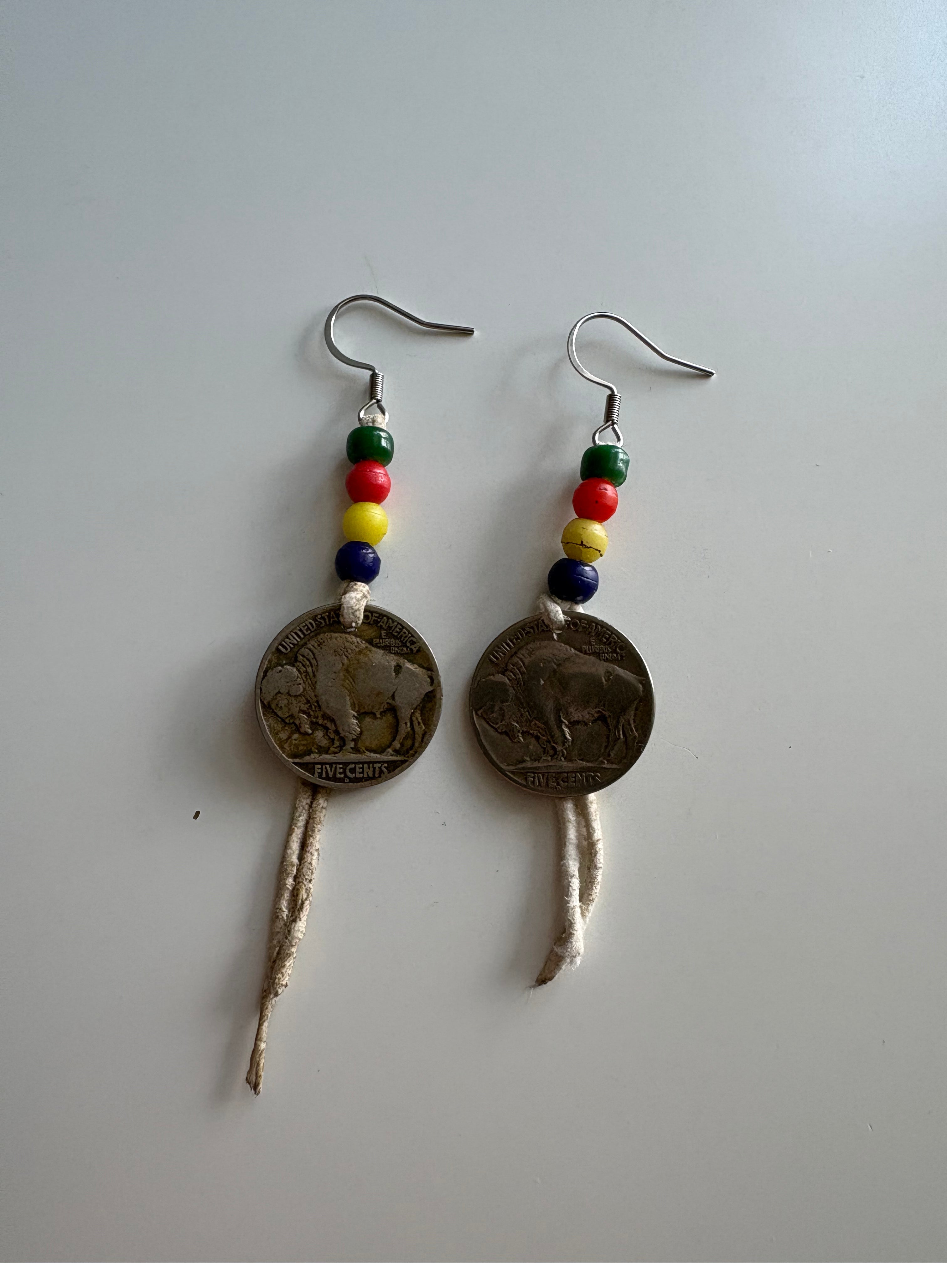 Buffalo Nickel Earrings - HBC