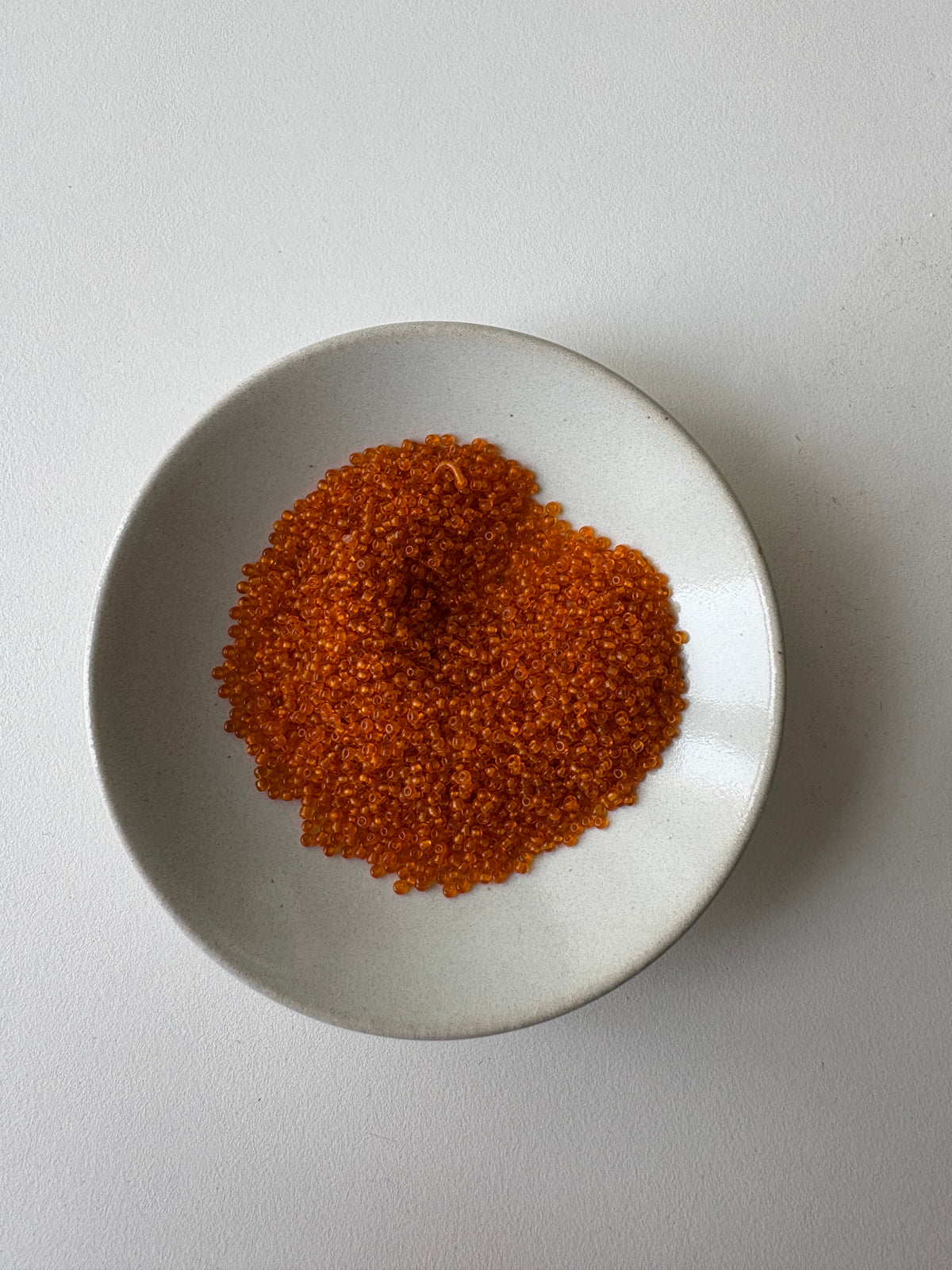 Antique Italian Seed Beads - Burnt Orange 12/0